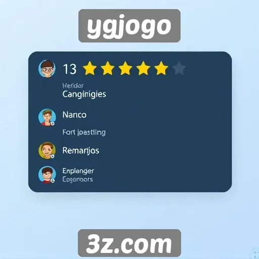 Feedback de usuários sobre a interface de ygjogo
